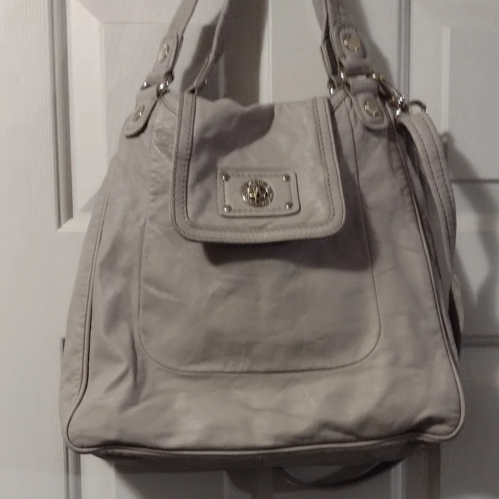 Marc Jacobs Neutral Leather Satchel, EUC